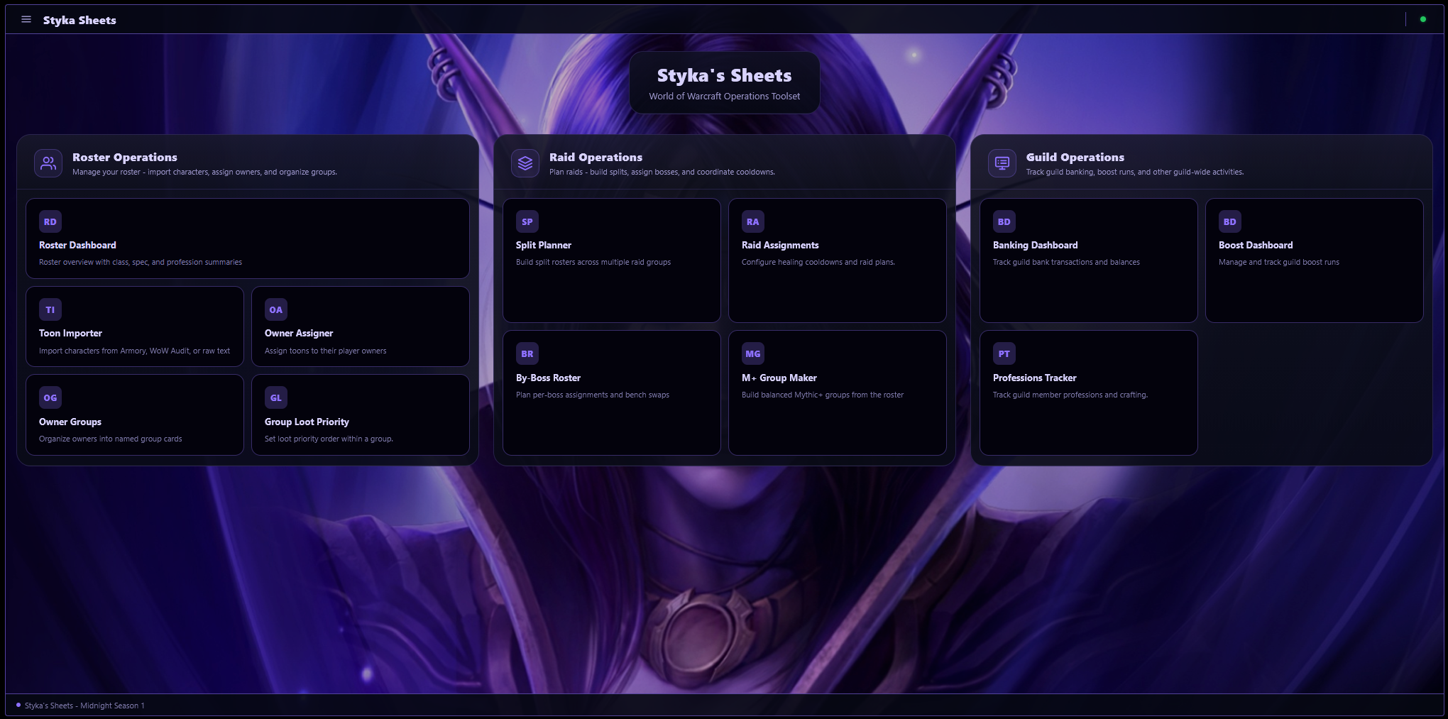 Stykasheets Launcher Preview